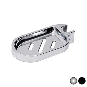 Jabonera para rieles deslizantes cromada, 9 cm de largo, 4 cm de ancho, 26.5 cm de altura - Product Image 1