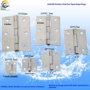 مفصلة تحمل صامتة من الفولاذ المقاوم للصدأ 3 بوصة ، خزانة مفتوحة مسطحة ، ملحقات الأجهزة لأثاث غرفة المعيشة - Product Image 2