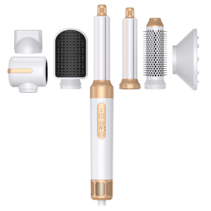 Estilizador de Cabello Multifuncional 7 en 1 con Cepillo Difusor y Accesorio para Rizar, Herramienta Eléctrica Portátil Todo en Uno para Viajes - Product Image 1