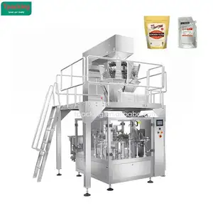Automatic multi-function material pouch water coffee honey spice washing powder rice chips tea bag food sugar packaging machines