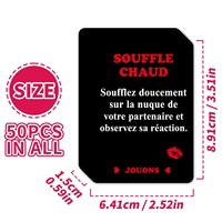 Jeu de cartes en français pour couples – Jeu de cartes pour soirées coquines