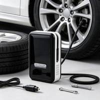 Kit de réparation de pneus numérique d'urgence pour voiture, portable, étanche, universel, mini compresseur d'air, pompe électrique au lithium