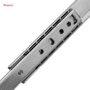 Glissières télescopiques à montage supérieur pour meubles de <span class=keywords><strong>cuisine</strong></span>, en zinc bleu, à deux sections, largeur 25 mm, pour tiroirs suspendus - Product Image 4