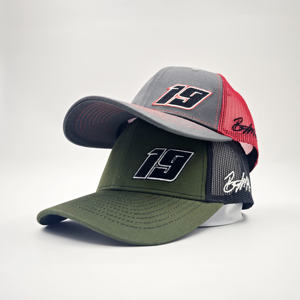 Casquettes Richardson 112 personnalisées en gros, casquette trucker snapback hip-hop à chevrons avec filet - Product Image 1