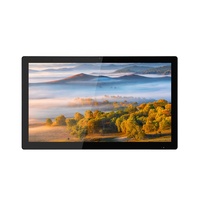 Nouvel écran tactile capacitif LCD plat mural IP65 21,5 pouces 1920x1080, série professionnelle DVI//USB