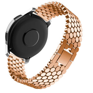 Repuesto de correa de reloj de acero inoxidable, 22mm, para <span class=keywords><strong>Huawei</strong></span> <span class=keywords><strong>GT</strong></span> 2 46mm y Samsung Galaxy Watch 46mm - Product Image 1