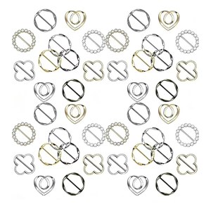 Fashion Metal Assorted Shapes Pearl Rhinestone Decorated Pin <b>Clips</b> for Clothing Accessories Four Seasons Use - Product Image 5
