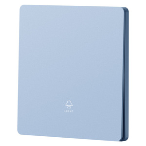 International Electrical Switch Socket Panel 86 Type 5 Outlets With <b>Usb</b> Port 16A Wall Mounted Peacock Blue - Product Image 2