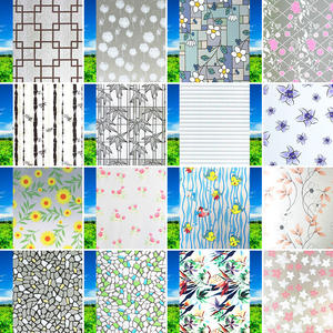 UDK PVC ventana <span class=keywords><strong>vinilo</strong></span> palo adhesivo vidriera película impresión floral impermeable Windows pegatina decoración película pegatina - Product Image 6