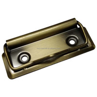 Cepillo de chapado colgante de buena calidad, latón antiguo, bronce, 70mm, carpeta de archivos, Clip de Metal para portapapeles para menús de tablero de madera