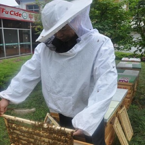 Nouvelle combinaison <span class=keywords><strong>et</strong></span> chapeau d'apiculture respirants anti-abeilles, ensemble camouflage vert, vêtements anti-abeilles - Product Image 2