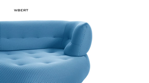 Sofá extensible WBERTE con sofá de esquina modular seccional otomano sofá reversible de 4 piezas sofá de plumas para sala de estar - Product Image 5