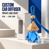 Diffuseur d'air frais pour voiture personnalisé, design en verre, diffuseur d'air frais pour voiture design, désodorisants pour voiture, design personnalisé, OEM, vente en gros