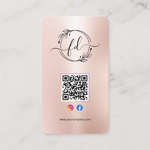 Custom Embossing Thank You Card for E-commerce Small Business Instagram Hair Salon Photo Grid QR <strong>Code</strong> Business Thank You Cards - Product Image 6
