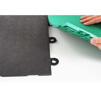 Langlebige wasserdichte Copolymer Interlocking Modulare rutsch feste Garage Bodenbelag Fliesen Gym Fußmatten 50 X50CMX1CM Fitness studio