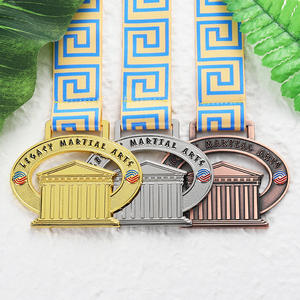 Medallas Metálicas de Alta Calidad, Proveedor de Medallas de Artes Marciales con Relieve, Medallas Huecas Chapadas en Oro, Plata y Latón para Personalizar - Product Image 1