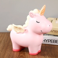 Tirelire Licorne Artisanale pour Fille, pour Dépôts uniquement, Cadeau d'Anniversaire, Décoration de Bureau, Produit Transfrontalier