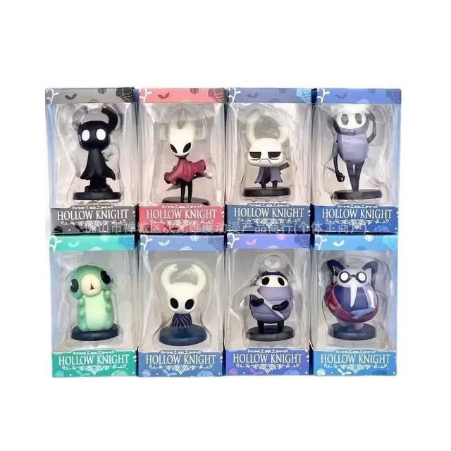 Wholesale Hollow Knight 8pcs Mini Figure Zote Hornet Bug PVC Model Anime Game Collectible Art Toy Desk Decor in Stock
