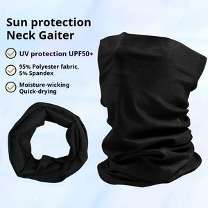 Cómodo ajuste Spandex Neckwear <span class=keywords><strong>Bandana</strong></span> Tube UPF 50 Protección solar Sin costuras 4 vías Ultra-Stretch Perfect Neck Gaiter - Product Image 5