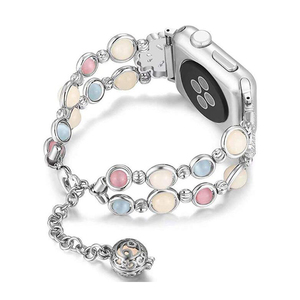 Gemas de moda de acero inoxidable y correa de reloj apple watch banda iwatch series5 <span class=keywords><strong>4</strong></span> 3 2 1 - Product Image 1