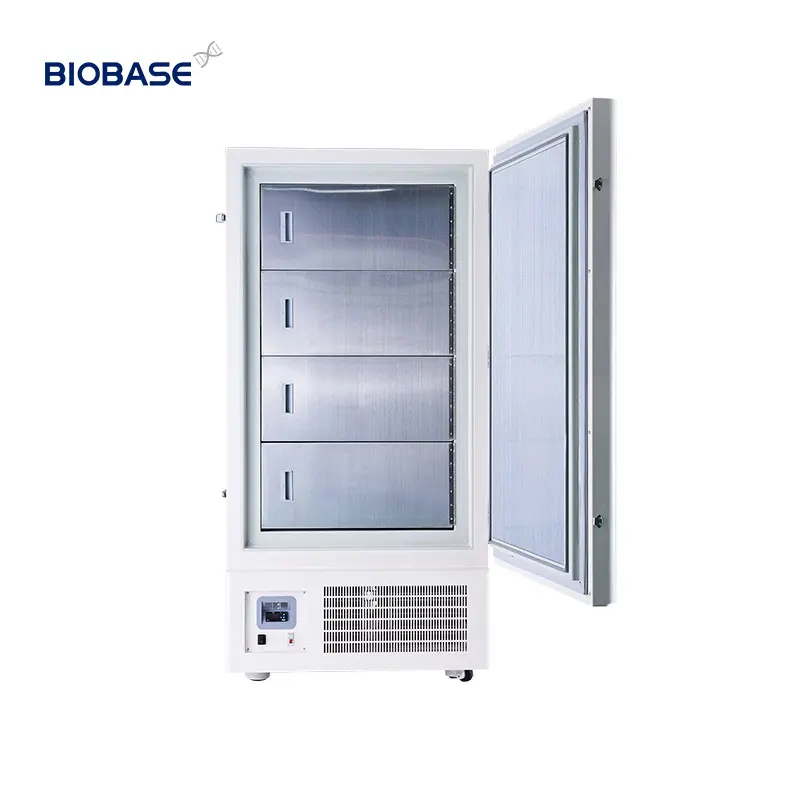 BIOBASE-Congelador de 40 grados de acero inoxidable de gran capacidad vertical de 608L para laboratorio y Hospital