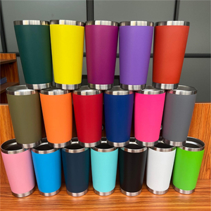 Promotional 20oz Fancy Matt Custom Personalized Plain Stainless Steel Thermal Insulated Water Bottles Logo for Adults Car Cup