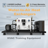 Système d'expérimentation de pompe à chaleur HVAC, simulateur de réfrigération pour laboratoire scolaire, installation de surveillance de pompe à chaleur eau-air
