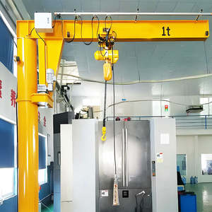1ton 3ton 5ton Grad rotierender fester einarmiger Kran Werkstatt boden montierter Ausleger kran - Product Image 4
