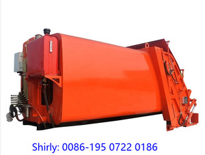 Camión de basura compactador personalizado, cuerpo superior, 6m3, cargador trasero, cuerpo de camión de basura comprimido - Product Image 3