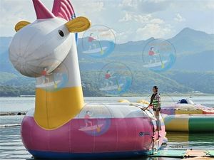 Lona de PVC de 0,9mm <span class=keywords><strong>Unicornio</strong></span> flotante <span class=keywords><strong>gigante</strong></span> Parque acuático inflable <span class=keywords><strong>Unicornio</strong></span> - Product Image 5