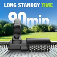 Brosse de nettoyage électrique sans fil rechargeable pour barbecue, angle réglable à 180°, moteur 3 vitesses, poignée en plastique pour accessoires de barbecue à gaz extérieur