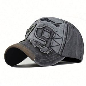 Casquette de baseball pour homme, délavée et usée, avec broderie appliquée, 5 panneaux, vente en gros - Product Image 3