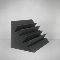 Isolation acoustique murale pour hôtel moderne avec traitement acoustique excellent, mousse insonorisante, absorption du son NRC 0.85, marque JH