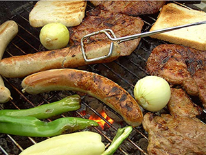 Multi-functional Tongs - Crucible Tongs for Lab, BBQ <b>Charcoal</b> & Pizza Stone Cleaning, Heavy Duty Kitchen Grilling Tools - Product Image 3