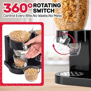 Dispensador de Cereales de Doble Cilindro con Recipiente de Almacenamiento para Cocina, Contenedor de Granos, Avena, Frutos Secos y Snacks - Product Image 4