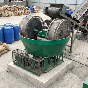 大型金矿设备湿式盘磨机价格，选矿机械金银铅湿式盘磨机（适用于非洲） - Product Image 2