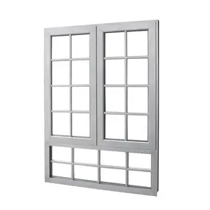 Chứng nhận CE uPVC hồ sơ cửa sổ khuôn cửa sổ với thiết kế nướng đôi kính chống noised <span class=keywords><strong>PVC</strong></span> cửa sổ khuôn cửa sổ - Product Image 1