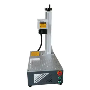 Gratis Verzending Goedkope Galvo Head Cnc 50W Mini Roterende Apparaat Lasermarkeermachine Voor Metalen Pijp