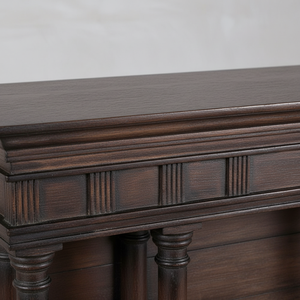 Tavolo Console in Legno Massello Serie Raphael, Stile Piedistallo Antico per Soggiorno o Hotel, Arredamento per la Casa - Product Image 6