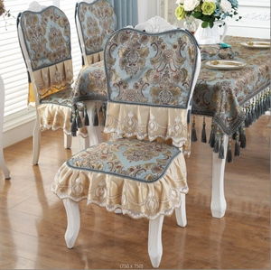 YongYo européen moderne Polyester Simple dentelle <span class=keywords><strong>Jacquard</strong></span> Table chaise couverture universelle pour la maison Restaurant hôtel Banquet de mariage - Product Image 3