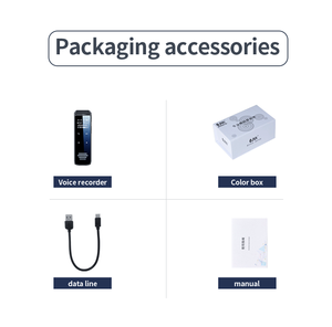 Q55 Kỹ Thuật Số Ghi Âm Với Màn Hình Loa 3.5Mm Jack Giọng Nói Kích Hoạt Dictaphone Âm Thanh Ghi Âm Tiếng Ồn Giảm MP3 Máy Nghe Nhạc - Product Image 2