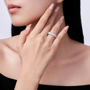 เก้าที่นั่งเครื่องประดับเงินราคาโรงงานแหวนซิลิกอนหินทรงรีตัดเป็นรูปวงรีแหวนแต่งงานสุดหรูแหวนพลอย - Product Image 6