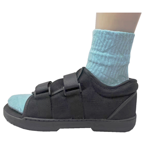 Chaussure post-op respirante en maille <span class=keywords><strong>semi</strong></span>-rigide confortable toute la journée après les procédures de tissus mous et la récupération post-traumatique - Product Image 1