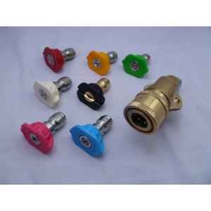 High Pressure Car Wash Nozzle Connector 1/4 Quick Connect Three Position Rotating Bend For 7 Types Fan Shaped Nozzles - Product Image 3