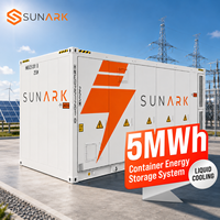 Conteneur de stockage solaire SunArk Commercial 1MWh 5MWh avec refroidissement liquide haute efficacité pour les développeurs de micro-réseaux