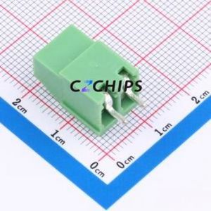 XY129V-B-5.08-2P Screw Terminal Block Through hole Component (THT),P=5.08mm Connector 1x2P 5.08mm Green Through Hole - Product Image 2