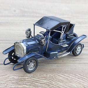 Classico stile europeo modello di auto d'epoca in ferro artigianale per la decorazione del Desktop per la casa e la vetrina - Product Image 3
