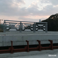 Barrières en verre tendance pour ponts et passerelles, anti-collision, à fixation au sol, pour ponts fluviaux paysagers, en stock chez le fabricant