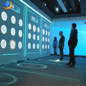 L Smart Home Projecteur interactif multijoueur Sports et divertissement Jeu de sol pour <span class=keywords><strong>la</strong></span> technologie de projection d'interaction murale de gymnase - Product Image 3
