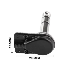 Nuevo diseño de audio de níquel <span class=keywords><strong>Mini</strong></span> 1/4 6,35mm Pancake adaptador estéreo de ángulo recto conector con papel aislante en el interior - Product Image 3